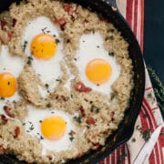 Breakfast Risotto With Bacon And Thyme