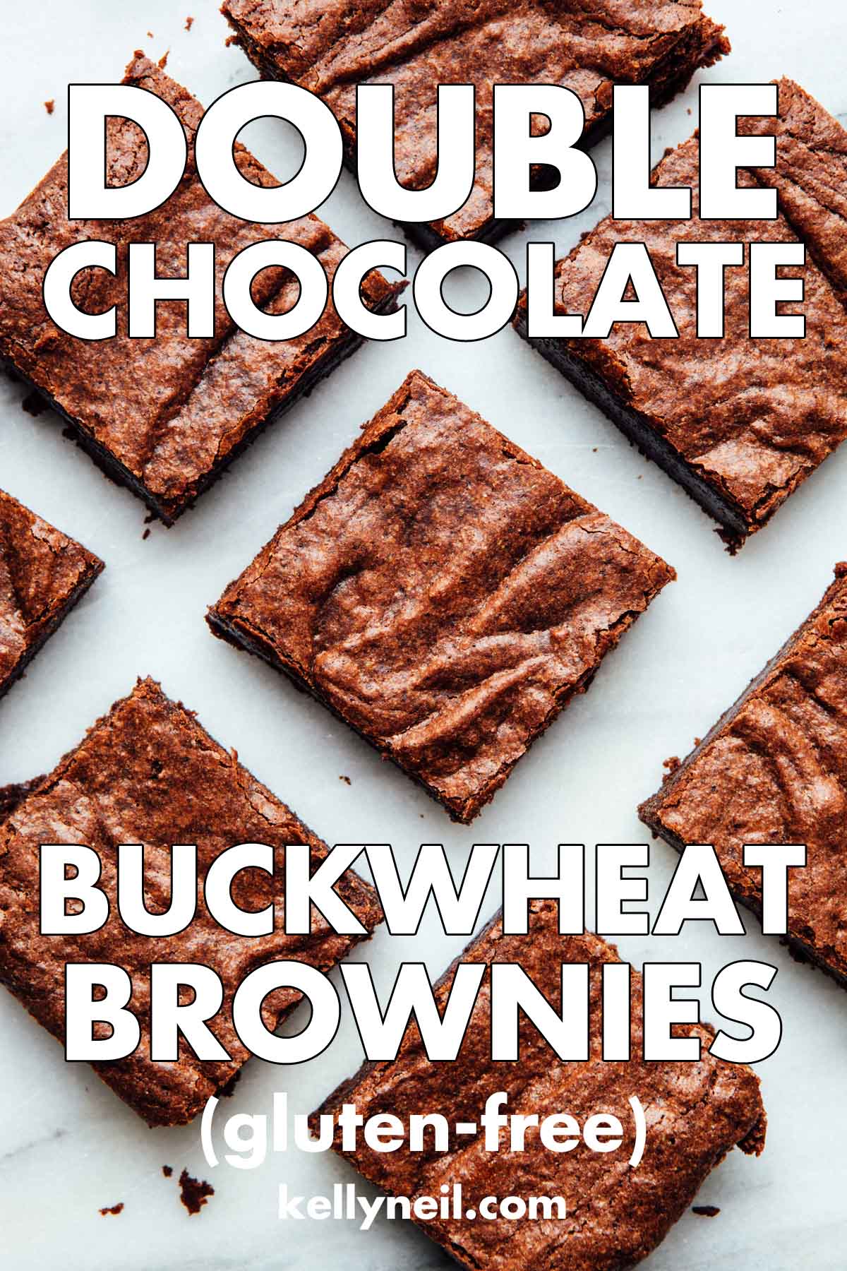 Double Chocolate Buckwheat Brownies Kelly Neil