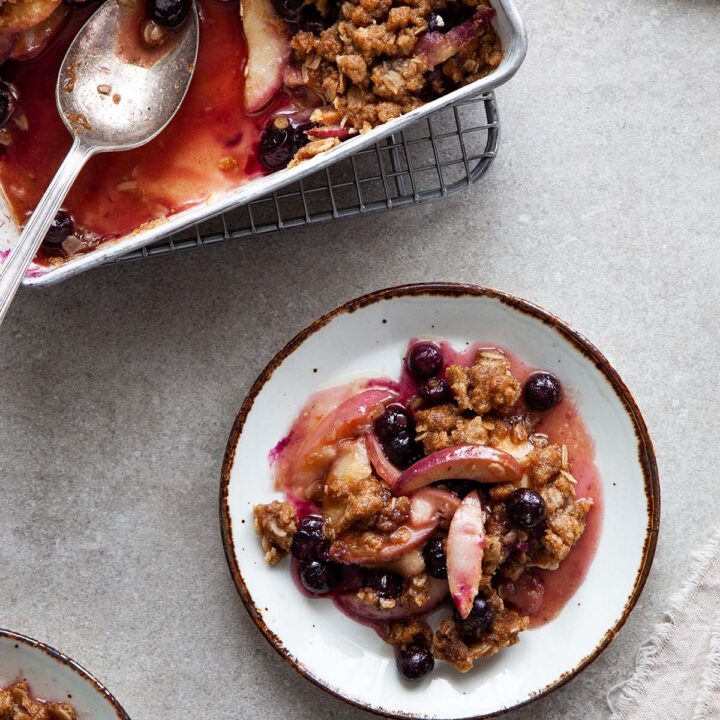 Nectarine Blueberry Crisp Kelly Neil