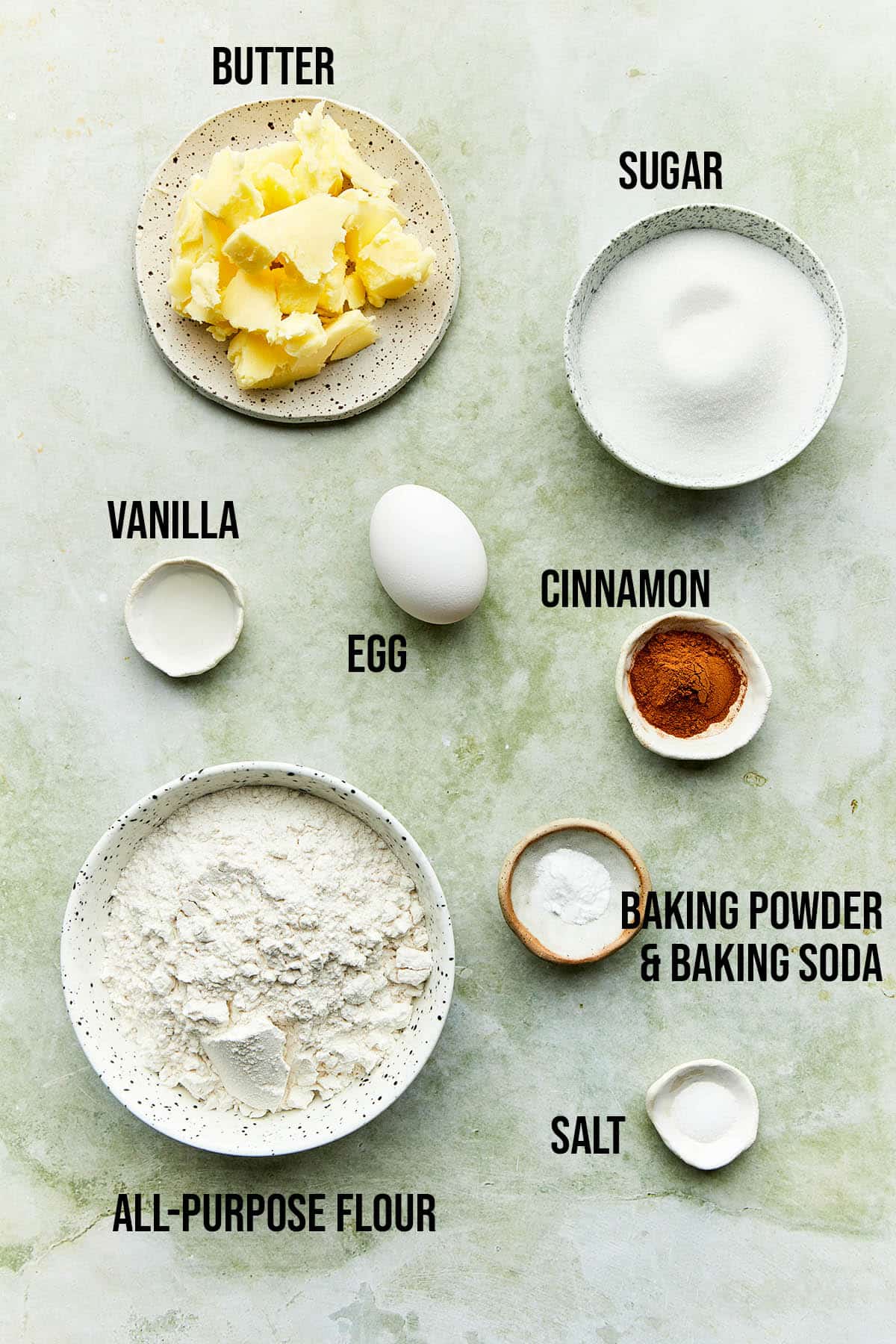 Ingredients to make snickerdoodles without cream of tartar.