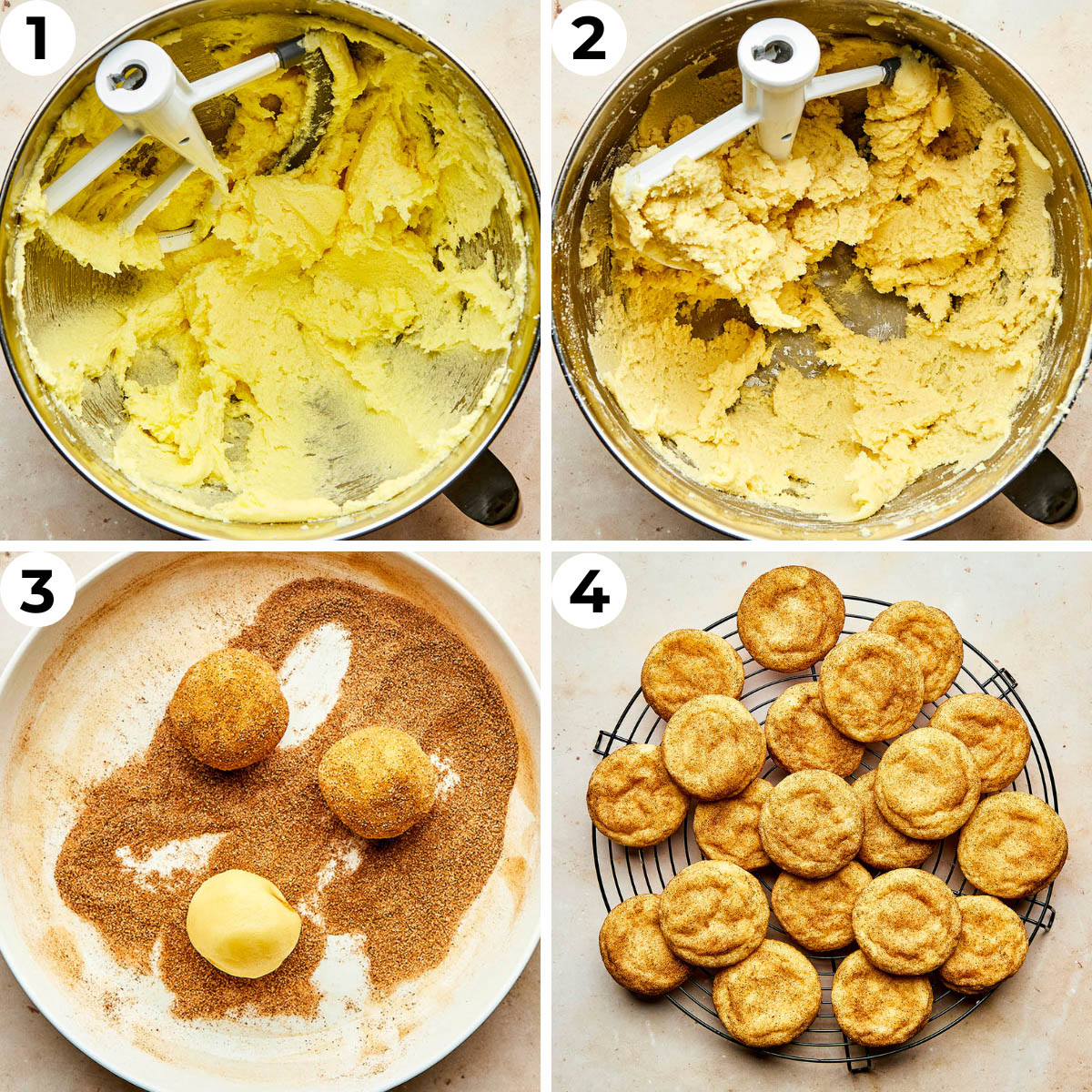 Process shots 1 through 4 to make this recipe.