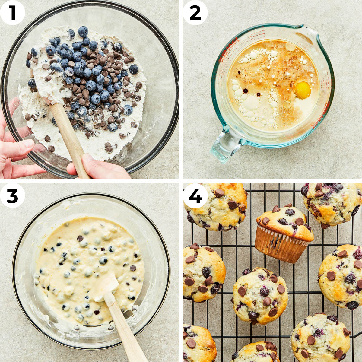 Process shots 1 through 4 to make this recipe.
