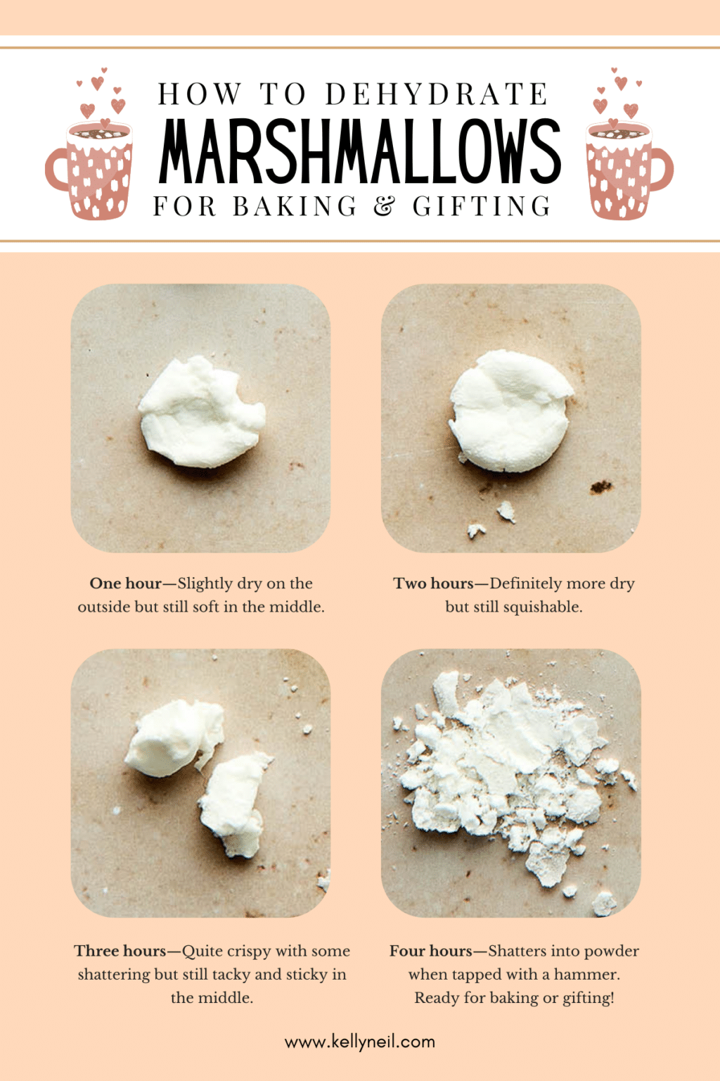 How To Make Dehydrated Marshmallows (Oven Method) Kelly Neil