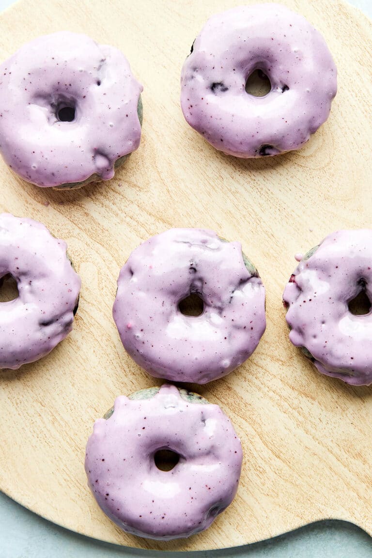 Blueberry Cake Donuts