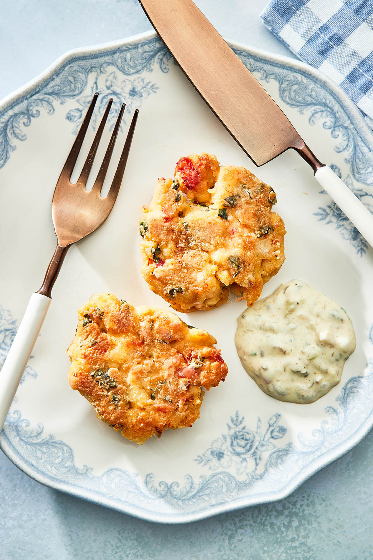 Lobster Cakes With Basil
