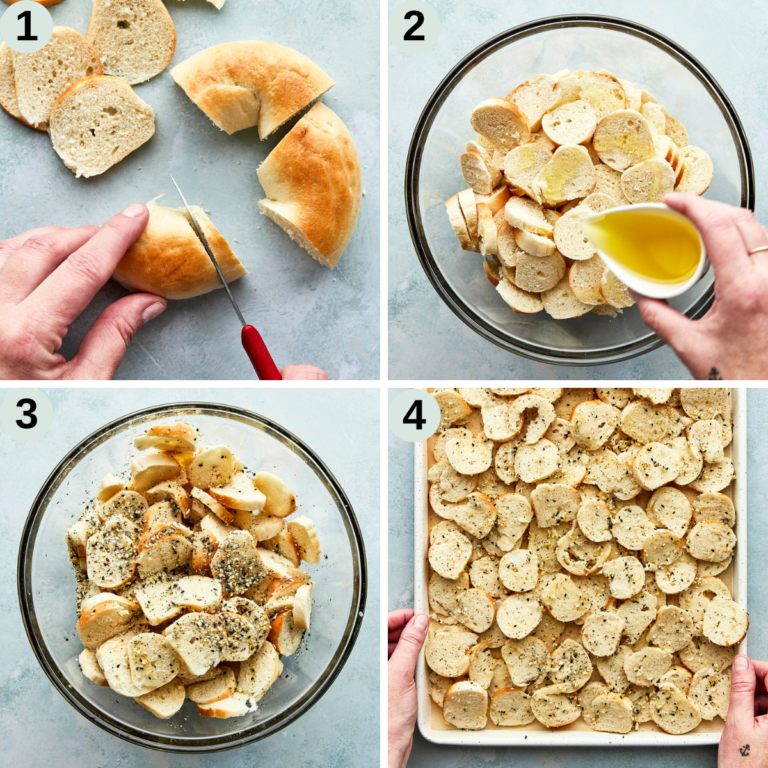 How to make bagel chips in a delicious crunch