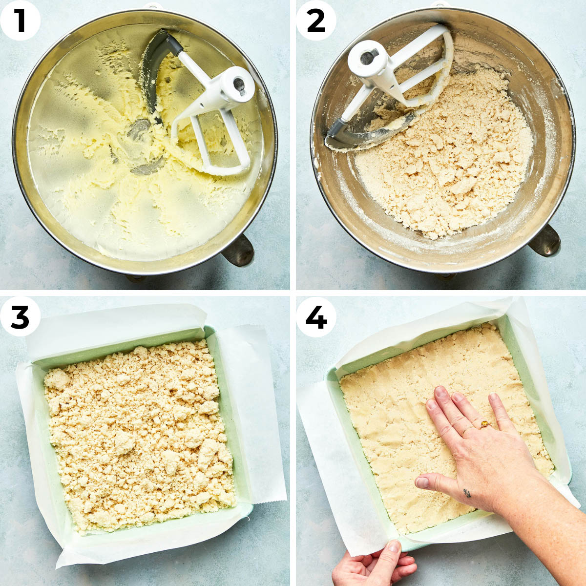 Process shots one through four to make this recipe.