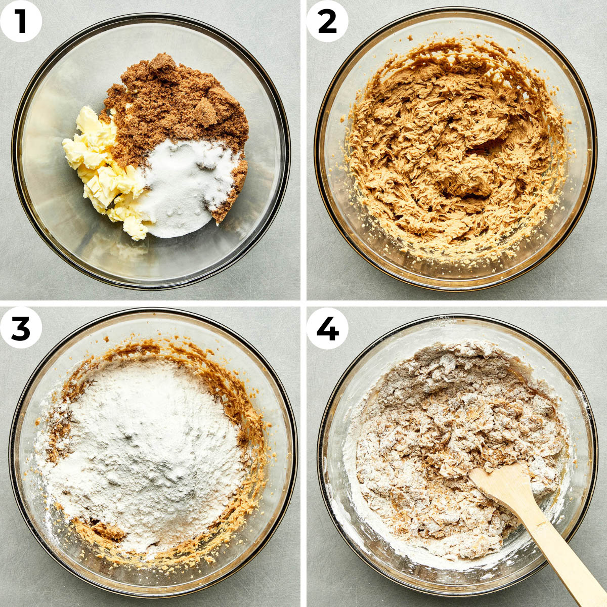 Process shots one through four to make this recipe.