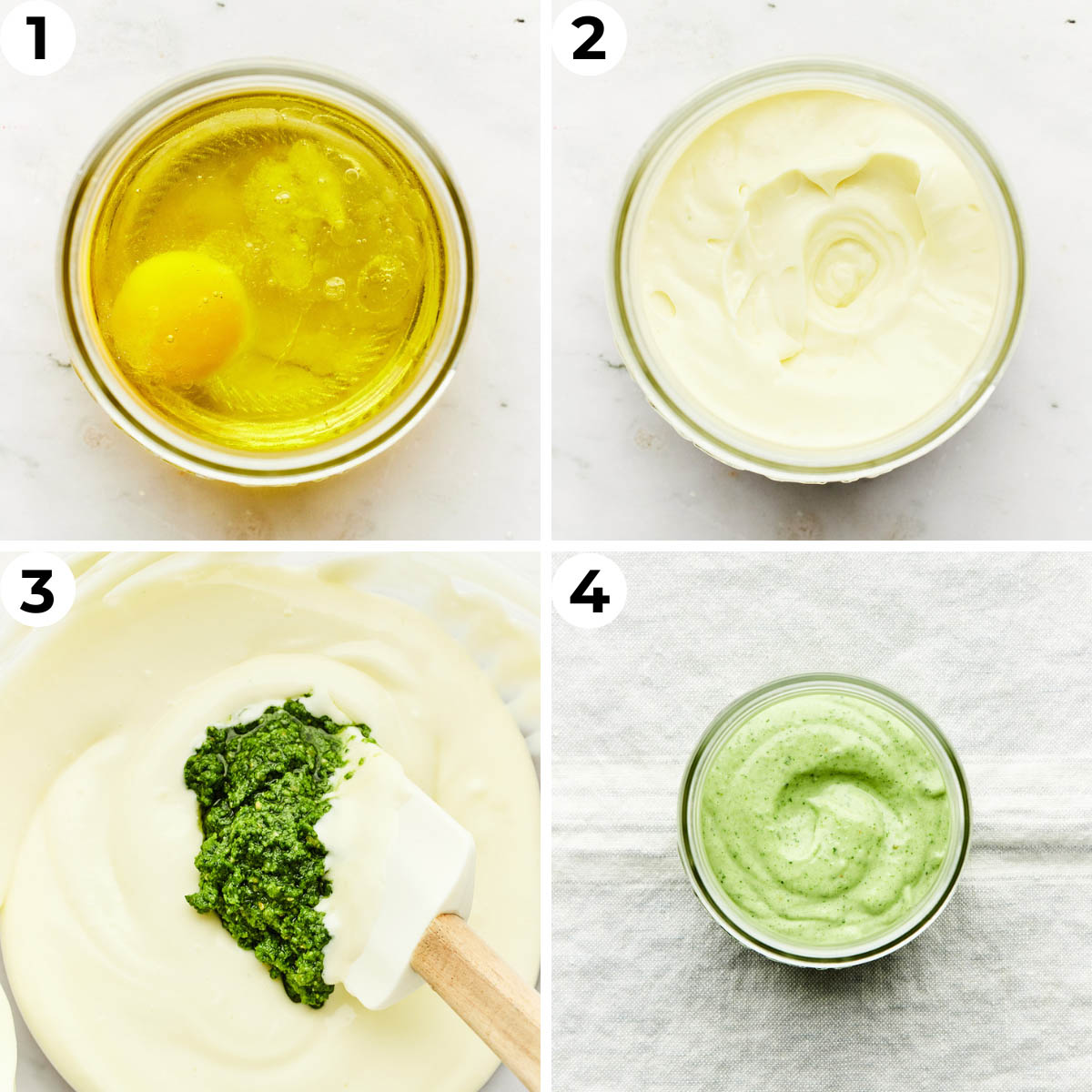 Process shots 1 through 4 to make this recipe.