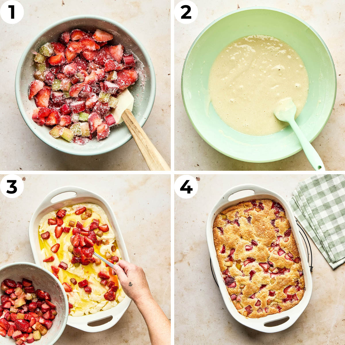 Process shots one through four to make this recipe.