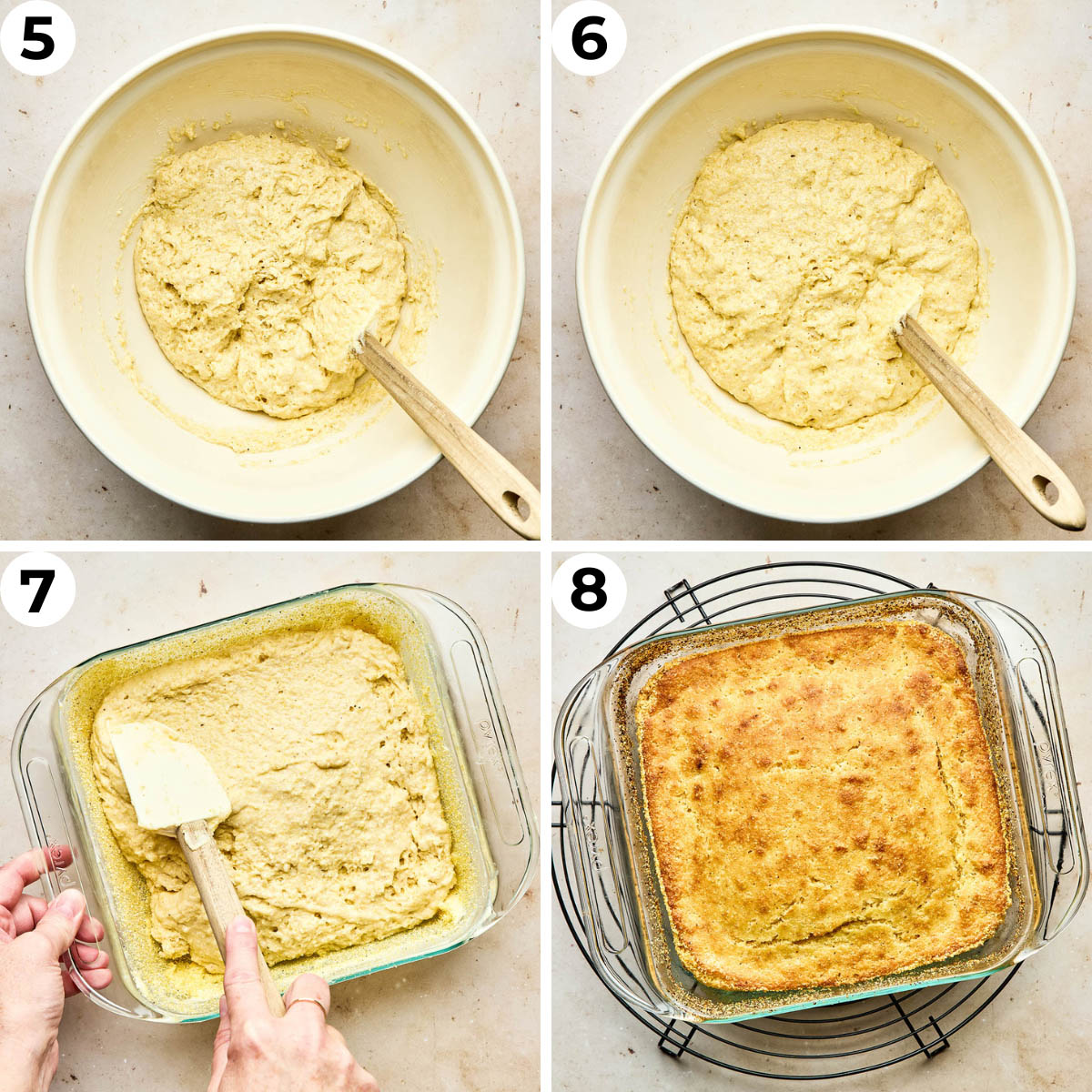 Process shots 5 through 8 to make this recipe.