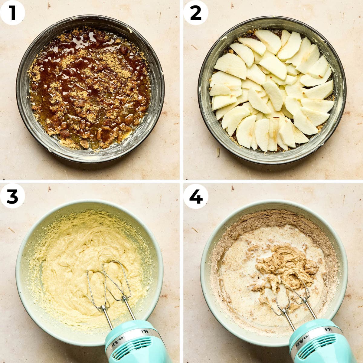 Process shots 1 through 4 to make this recipe.