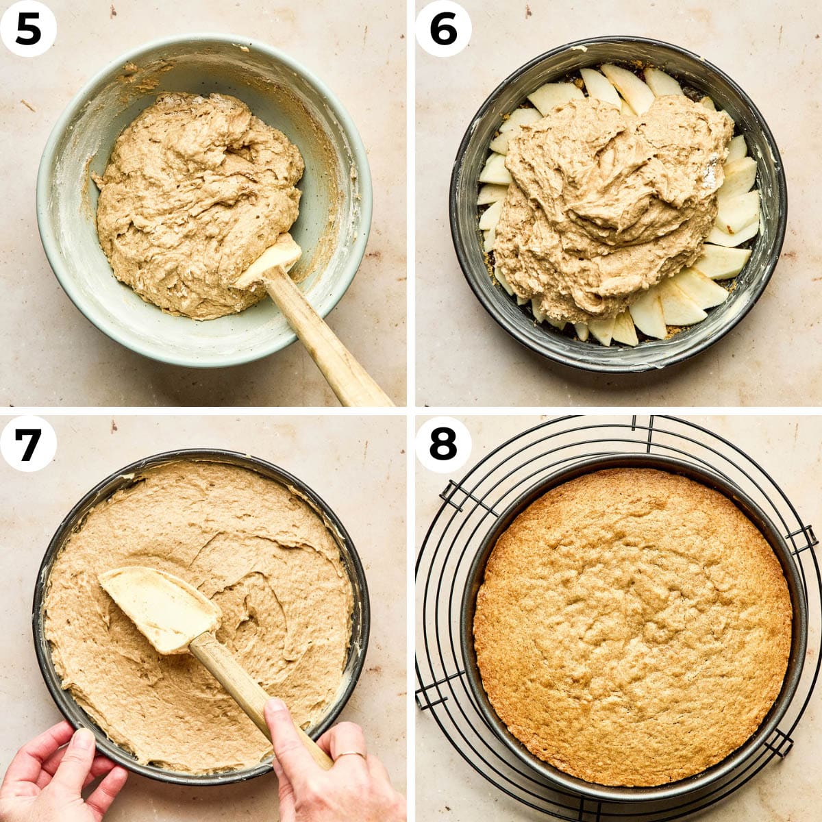 Process shots 5 through 8 to make this recipe.
