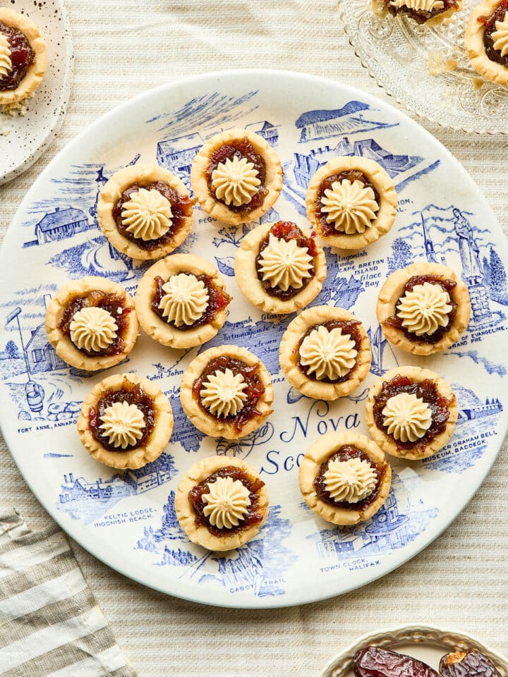 A plate of Cape Breton pork pies.