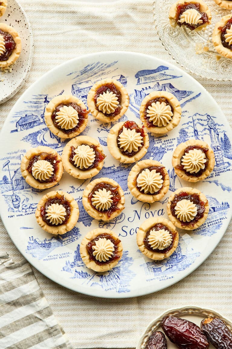 A plate of Cape Breton pork pies.