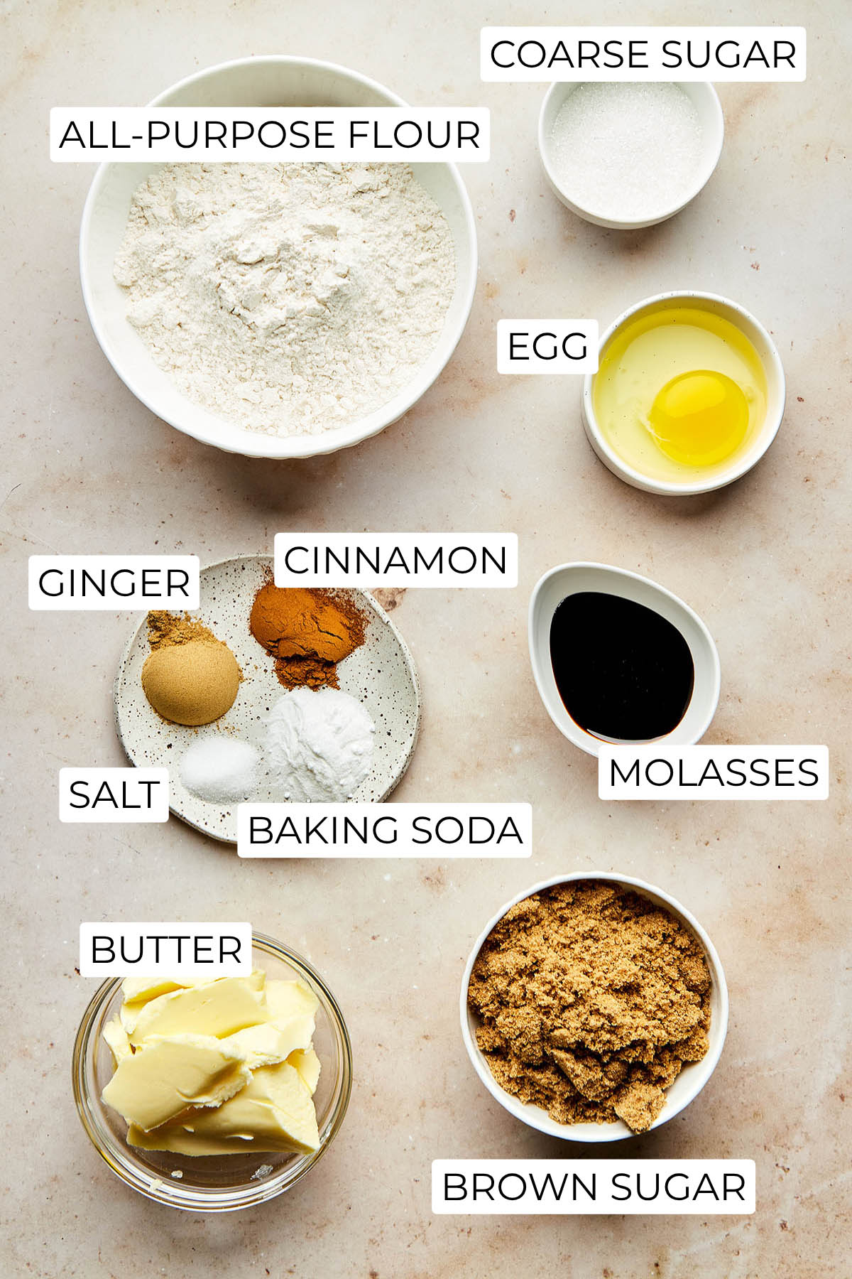 Ingredients to make ginger sparklers.