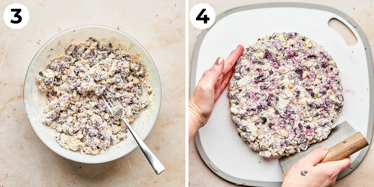 Process shots three and four to make this recipe.