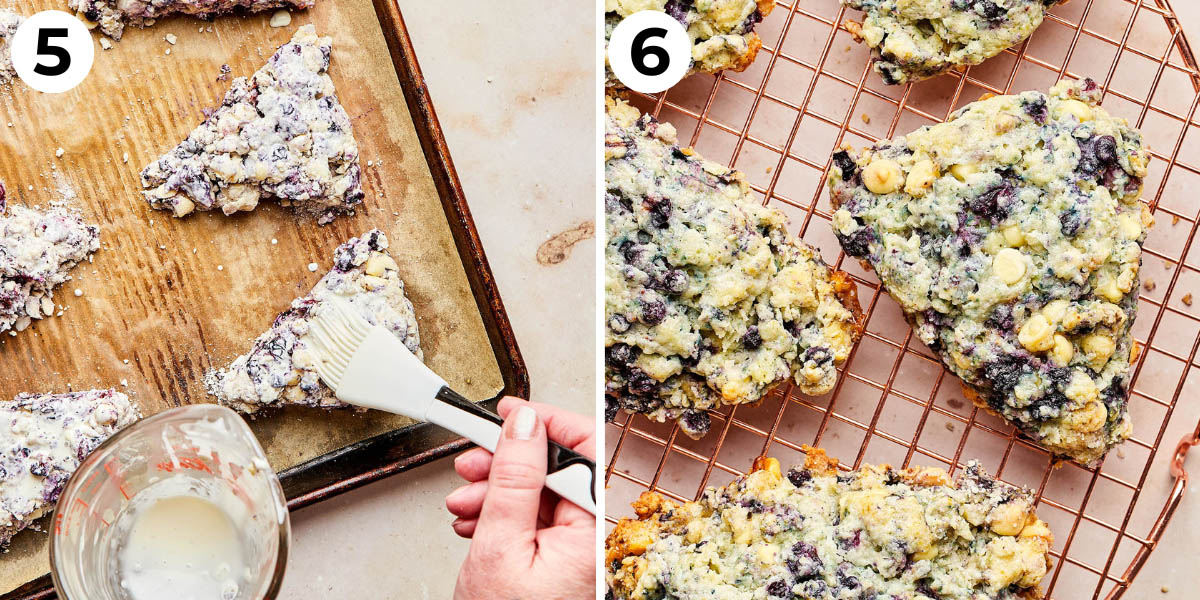 Process shots five and six to make this recipe.