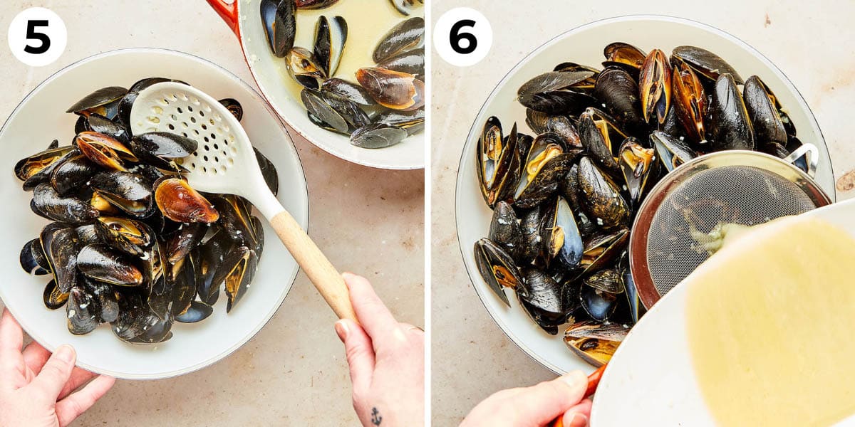 Process shots five through six to make this recipe.