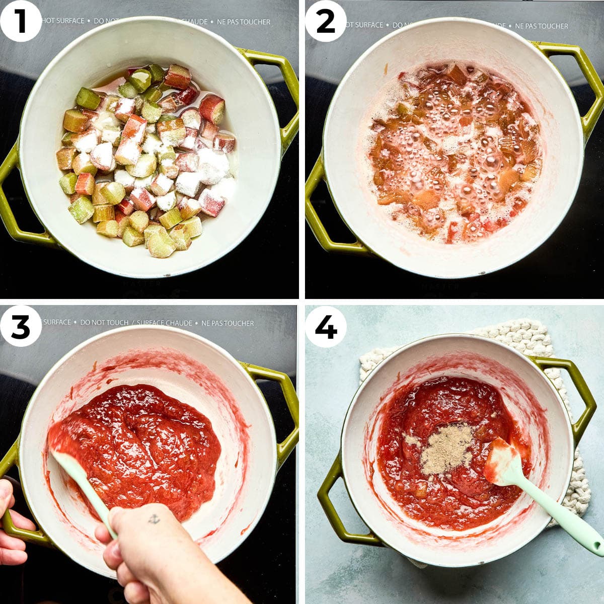 Process shots 1 through 4 to make this recipe.