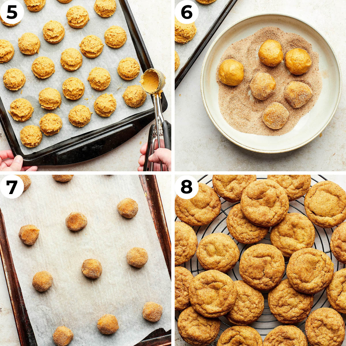 Process shots 5 through 8 to make this recipe.